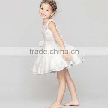 latest fashion adult child simpl white angel dress for child