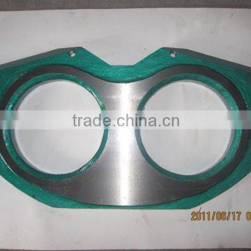 Spare Parts Concrete Pump Wear Plate And Wear Ring For Putzmeister Concrete Pump