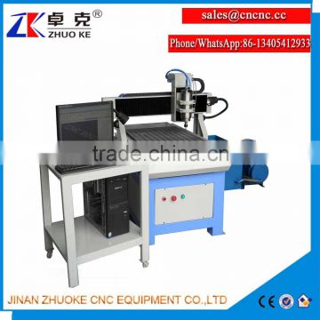 China Wood Acrylic CNC Carving Machine ZK-6090 600*900MM 3.2KW Water Cooling Spindle Ball PCI NcStudio Control System