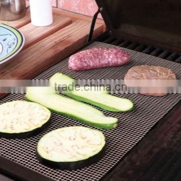 Non-stick BBQ Grilling Mesh Sheet PFOA-free PTFE coated fiberglass
