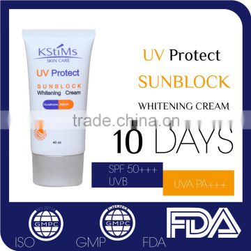 SUNBLOCK 7 Days Best face body hand and foot black skin whitening