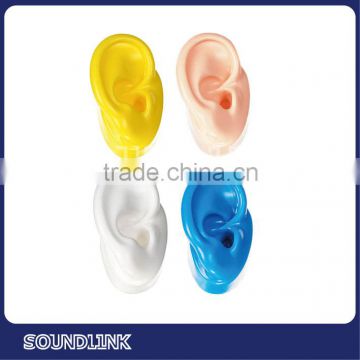 Hearing protector silicon ear plugs protect hearing and reduce the noise