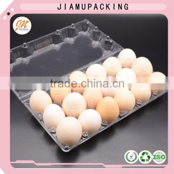 high quality clear plastic clamshell chicken egg tray, chicken egg carton for sale, plastic chicken egg box packaging