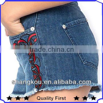 Women Fashion Design Casual Shorts Hotselling Tight Jeans 2013 2014 Fashion Passionate Elegant Printed Jeans
