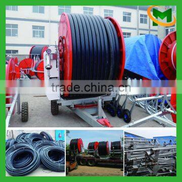 Farm water reel irrigation systems