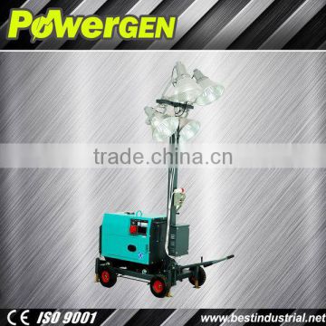 2013 Top Quality!!!POWERGEN Outdoor Type 5KW Mobile Bright Light