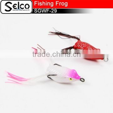 SGWF-29 artifical floating soft plastic frog , fishing swimbait, VMC hook, 40mm/6g