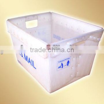 Hot sale corflute plastic container with lid