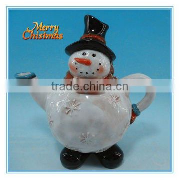 Hot design Snowman ceramic teapot GH-sd3