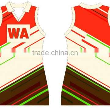 TVP HIGH QUALITY Dye Sublimation NETBALL DRESS AND SUITS NEW DESIGNS TVPMNC1006