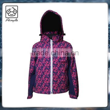 OEM wholesale children latest design lovely printting coat winter jacket