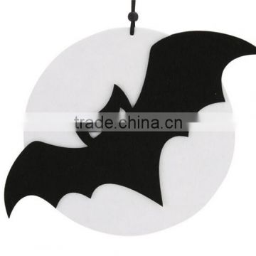 Large Felt Bat Moon Halloween Hanging Decoration Fancy Dress Scary kids party supplies in china