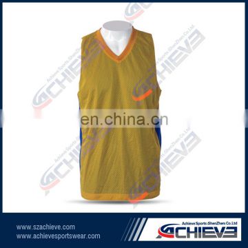 sublimation sportswear cheap reversible basketball jerseys kids basketball jersey