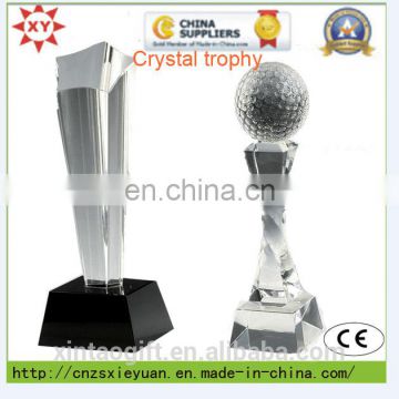 Custom cheap 3d engraved trophy with silver
