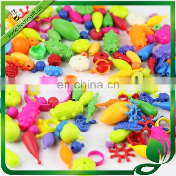 Diy Bright Reusable Beads In Assorted Shapes Sizes Colors plastic beads