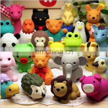 3D disassembled animal erasers Cartoon 3D earsers for kids