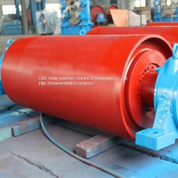Heavy duty drive unit pulley which is used in material handling conveyor