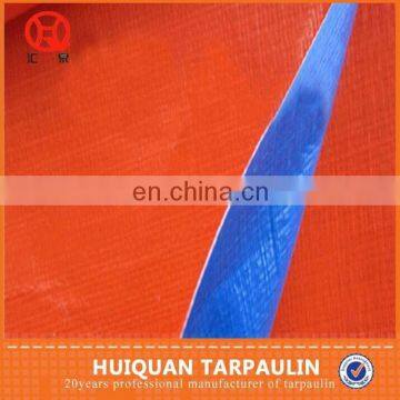 Other Fabric Product Type and Coated Pattern blue/orange PE tarpaulin