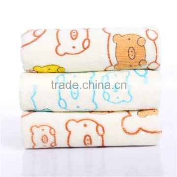 China Towel Factory Custom Pure Cotton Velour Reactive Printed Baby/Children/Kids Towel