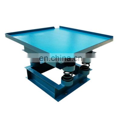 Vibrating table for concrete moulds machine, Concrete vibration table