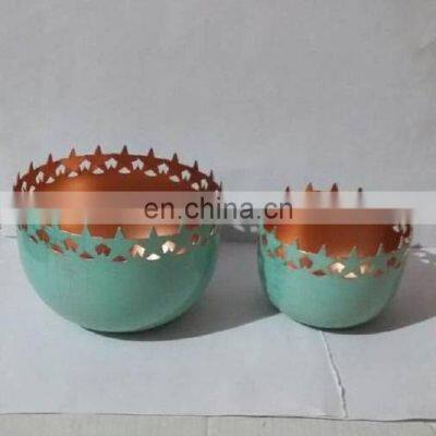 metal decorative bowl set of 2