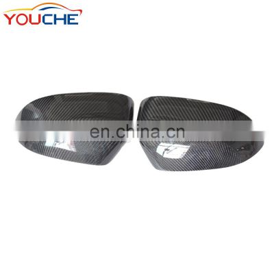 Replacement carbon fiber side door mirror cover for BMW X3 X4 X5 X6 F25 F26 F15 F16 2014-2017