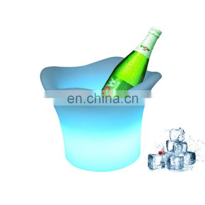 Ice Bucket Trays Party Inductive Rechargeable LED Beer Bucket Night Club Accessories LED Beer Bucket