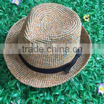 Adults Age Group and Plain Pattern cheap mens straw hats