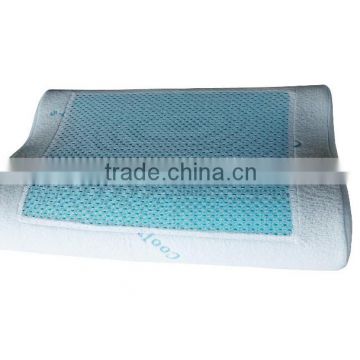 Cooling cover with breath hole memory gel pillow
