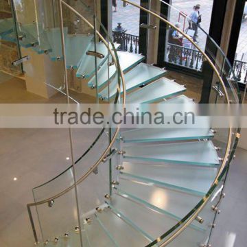 stairs double glass tempered laminated glass price