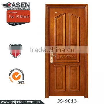 China 100% solid wood single door designs for modern house