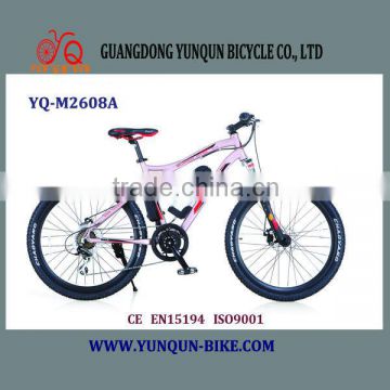 2016 Fashion and powerful mountain electric bicycle /bicycle with lithium battery /YQ-M2608A