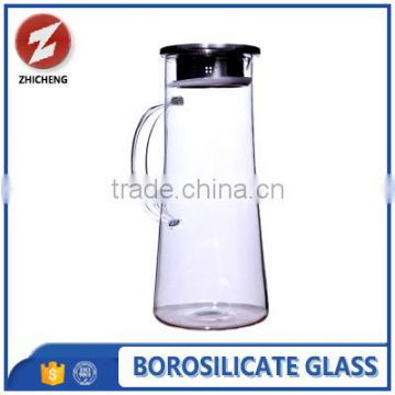 with lid heat resistant glass wholesale pitcher