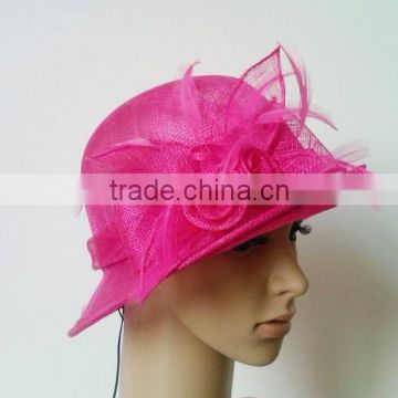 Elegant sinamay hat in wholesale