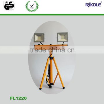 10W twin head outdoor led flood light with adjustable tripod