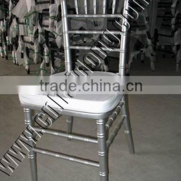 Silver Wooden Sillas Chiavari Chair