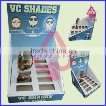 Counter Display Box Packaging/Stand Board for glasses with holes