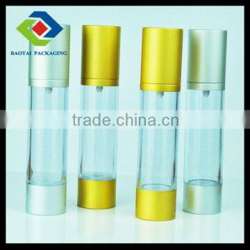 15ml/30ml/50ml/100ml/80ml/20ml airless cosmetic bottle/Aluminum AS material for sale