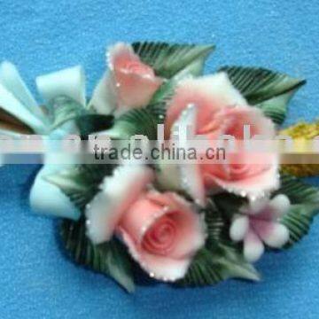 ceramic flower,porcelain flower decoration