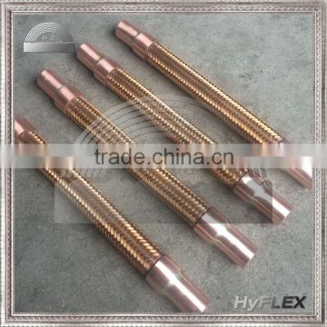 Bronze vibration absorbers used in the suction and discharge lines of air conditioning and refrigeration systems