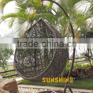 Modern Outdoor wicker swing chair hanging egg chair FCO-S014