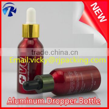 wholesale High Quality essential oil aluminum dropper bottle