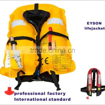 ce approved neoprene personalized inflatable fly fishing life jacket