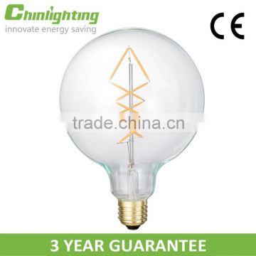 Customized Edison globe g125 filament Led Bulb warm White g125 g95 big bulb RoHS 8w GQ-g125 filament                        
                                                Quality Choice
