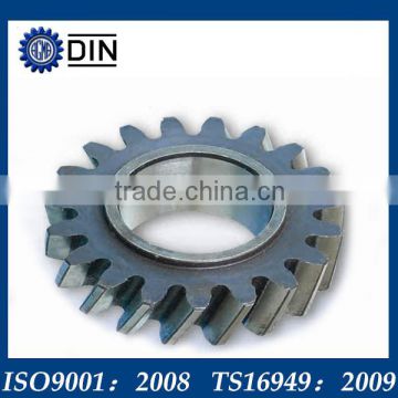 Perfect bevelled gears with durable service life