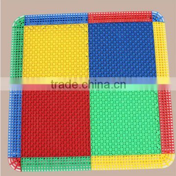 Cheap And Solid Plastic Interlocking Floor Tlie/Mat