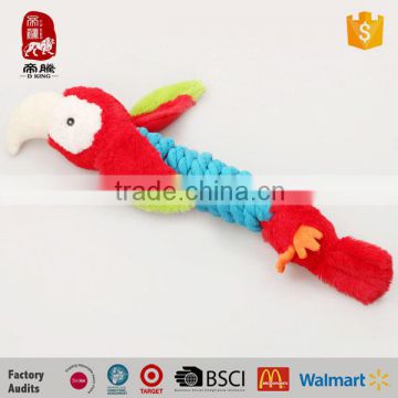 Rope Wrapped pet toys cheap pet products plush toy Parrot