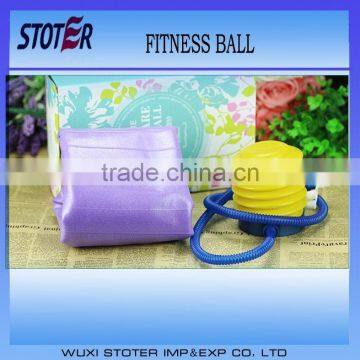wholesale ecofriendly PVC anti burst exercise stability ball with pump