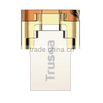 Shenzhen High quality Best Price Dual Port 64gb Micro Flash Drive USB otg usb flash drive