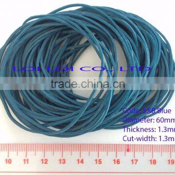 Elegant soft popular BLUE colored rubber bands